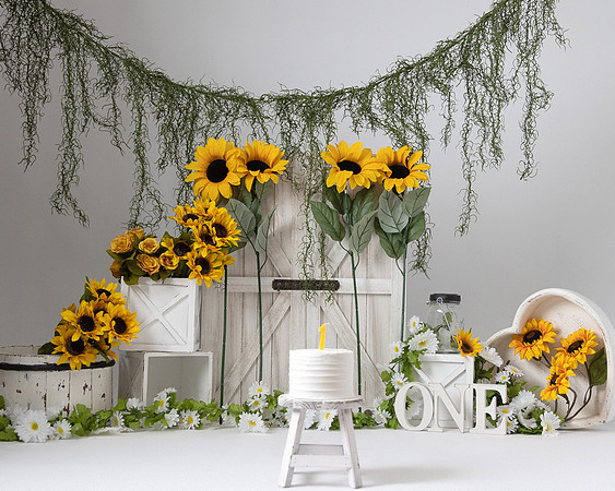 sunflower cake smash