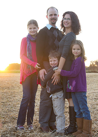 sunset family session