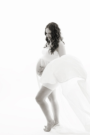 maternity black and white